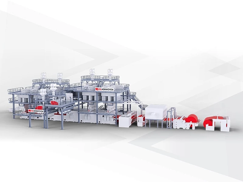 SSMMSS纺熔无纺布生产线