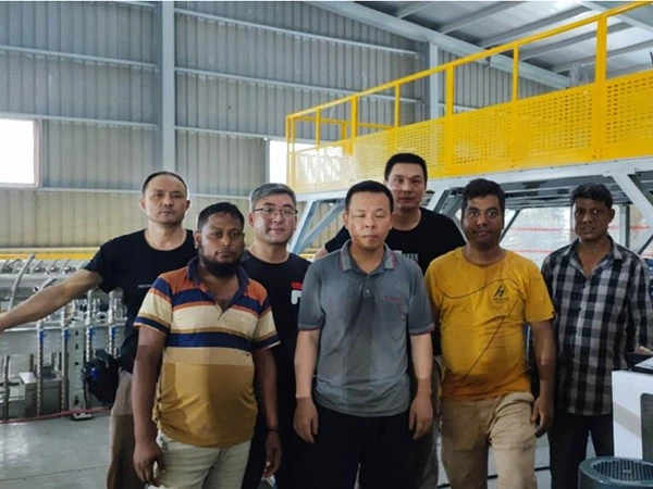 yth2206游艇会最新SSMS生产线开始在客户车间安装